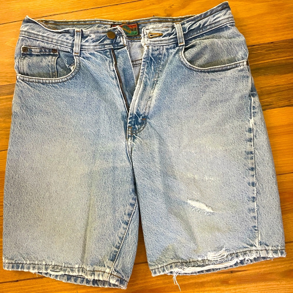 Vintage Rare Structure Jean Shorts Size 32